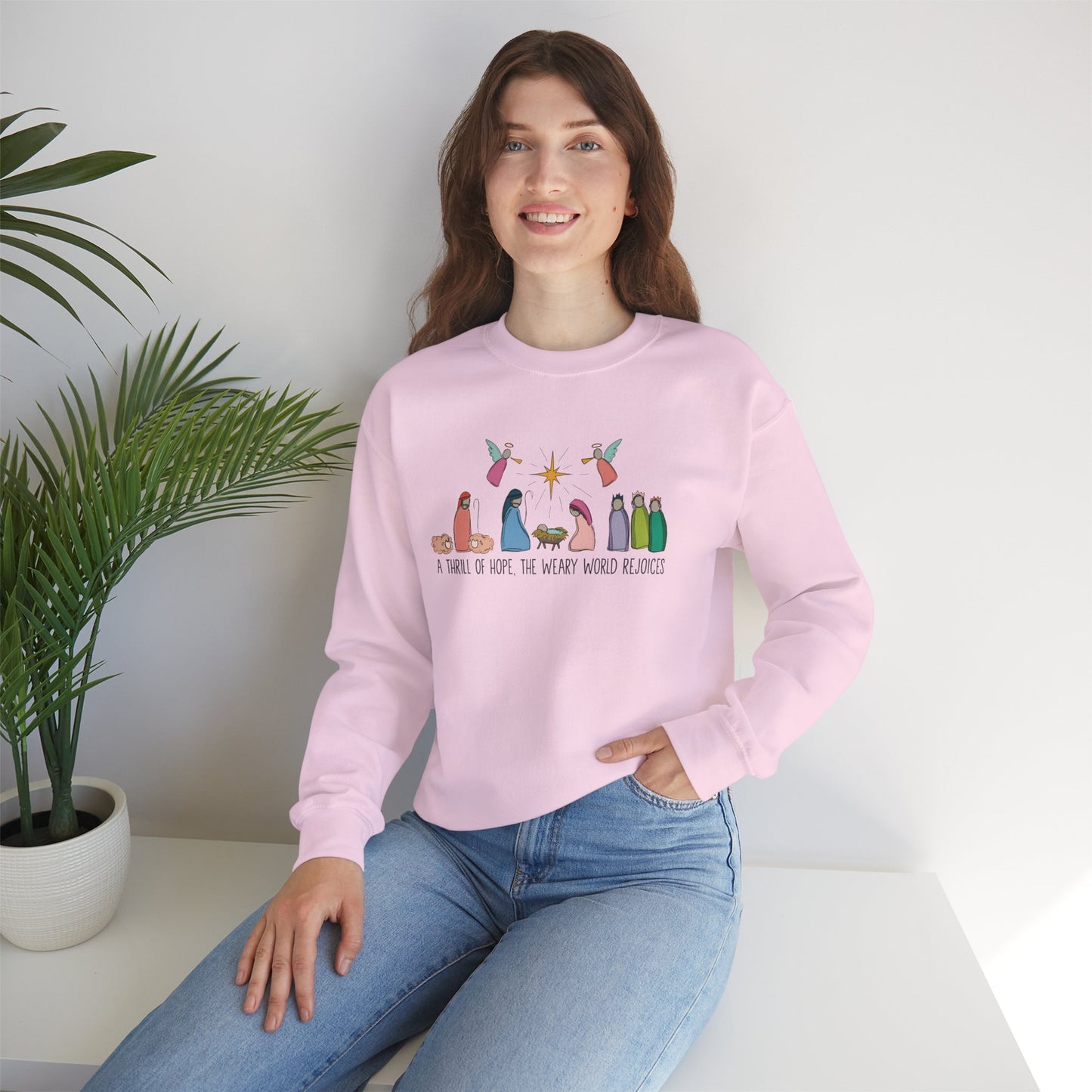 A Thrill Of Hope Christmas Sweatshirt