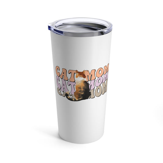 Cat Mom Tumbler 20oz