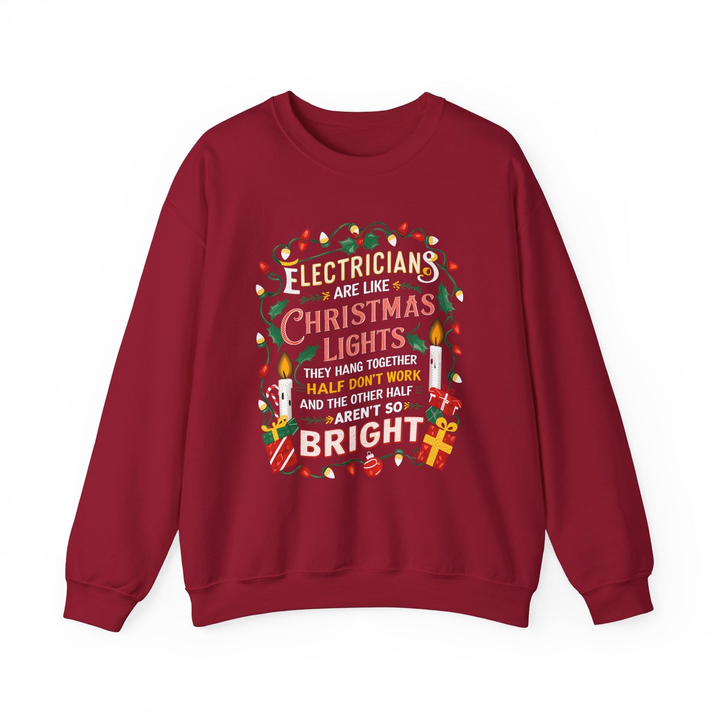 Christmas Lights Sarcasm Sweatshirt