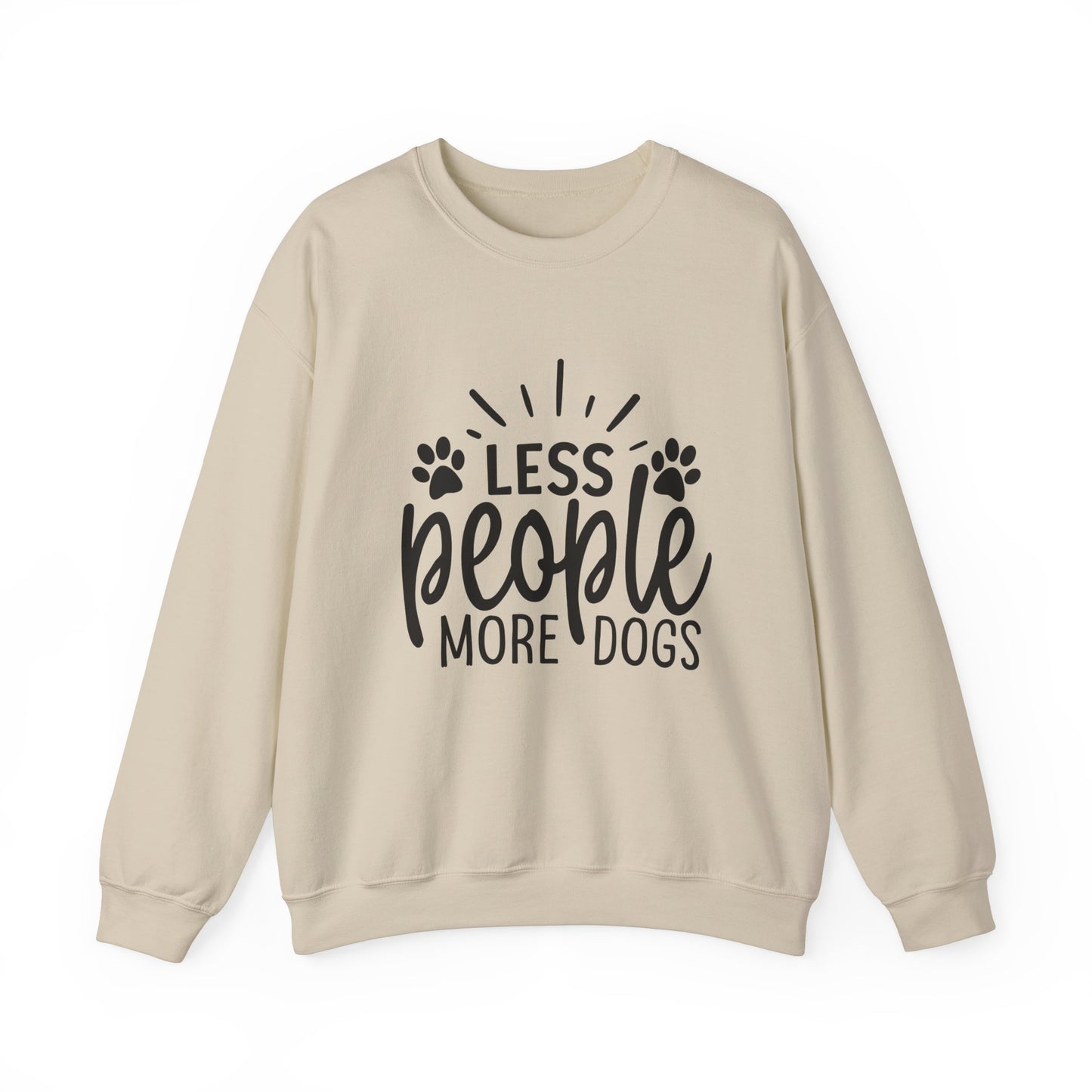 Less People More Dogs Sweatshirt