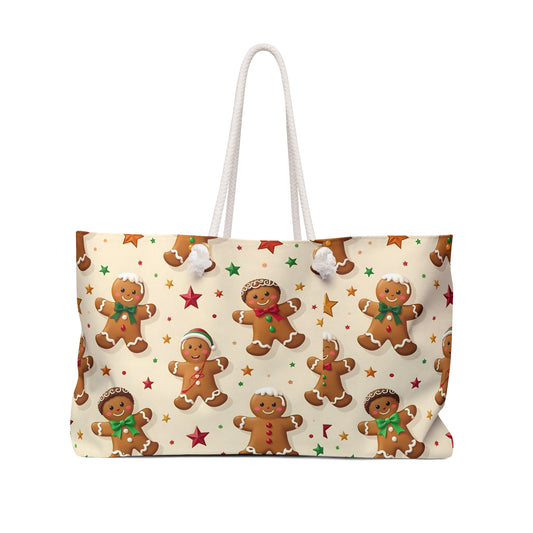 Gingerbread Man Weekender Bag