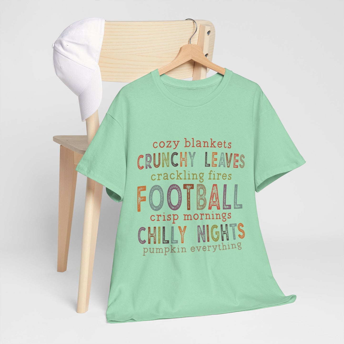 Cozy Blankets Chilly Nights Fall Autumn Unisex Heavy Cotton Tee