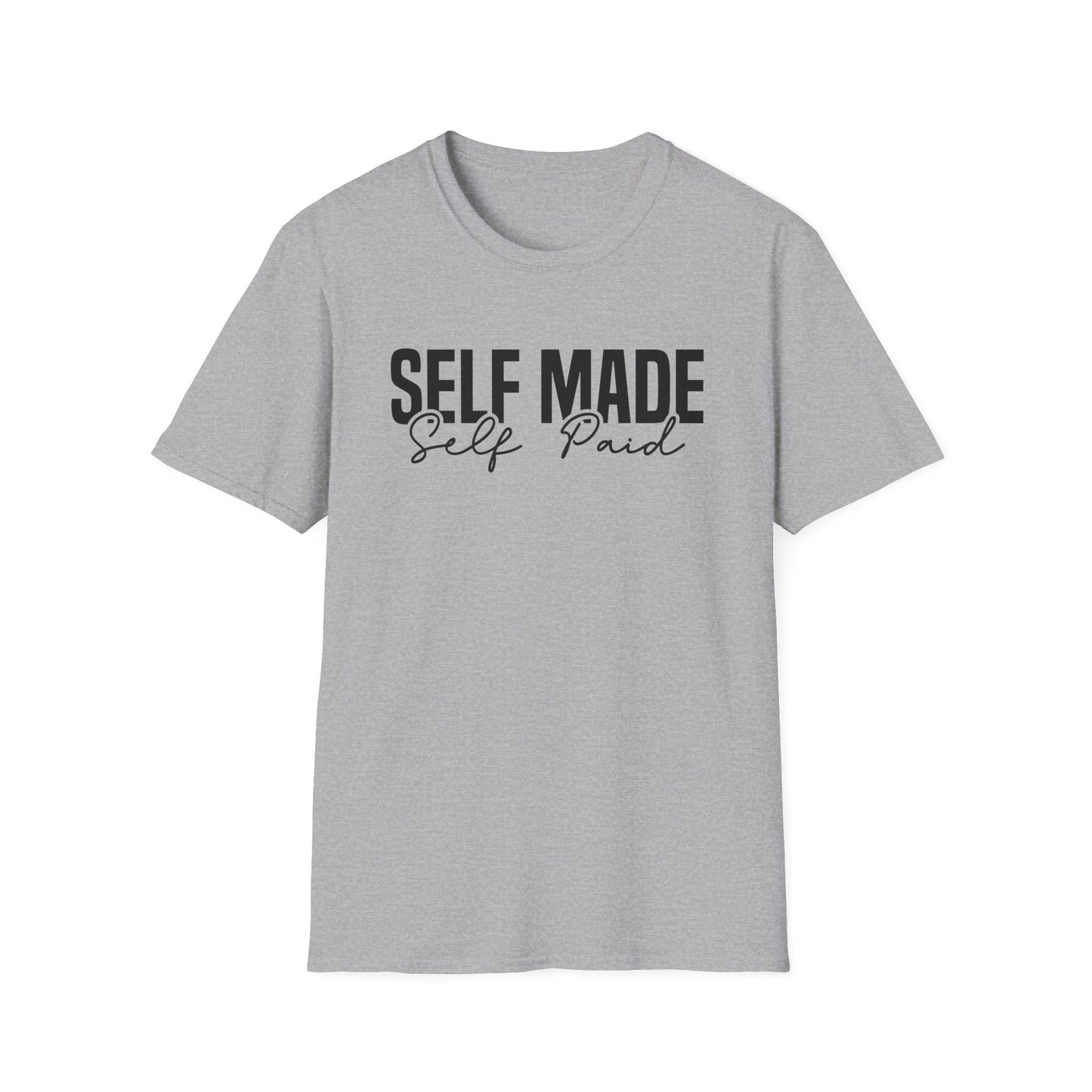 Self Made Self Paid Entrepreneur Inspirational Softstyle T-Shirt