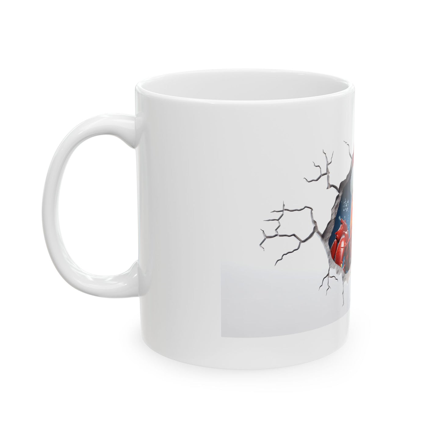 Christmas Lobster Ceramic Mug