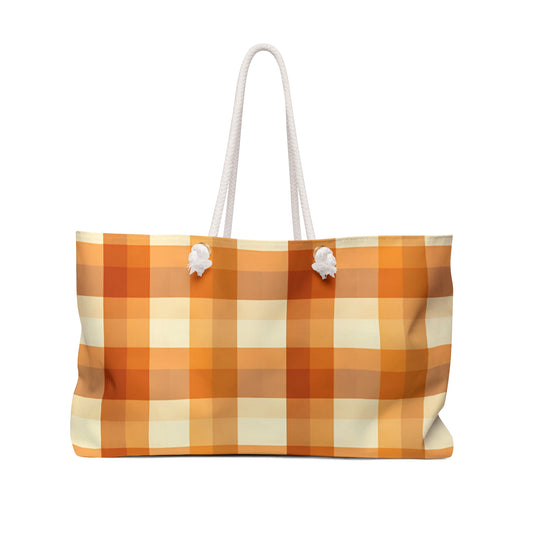 Autumn Plaid 1 Weekender Bag