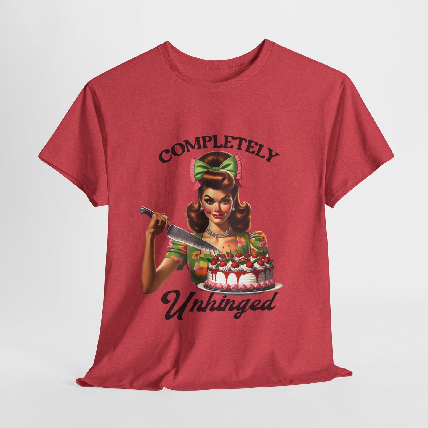 Funny Retro Housewife Short Sleeve Tee - Style #3