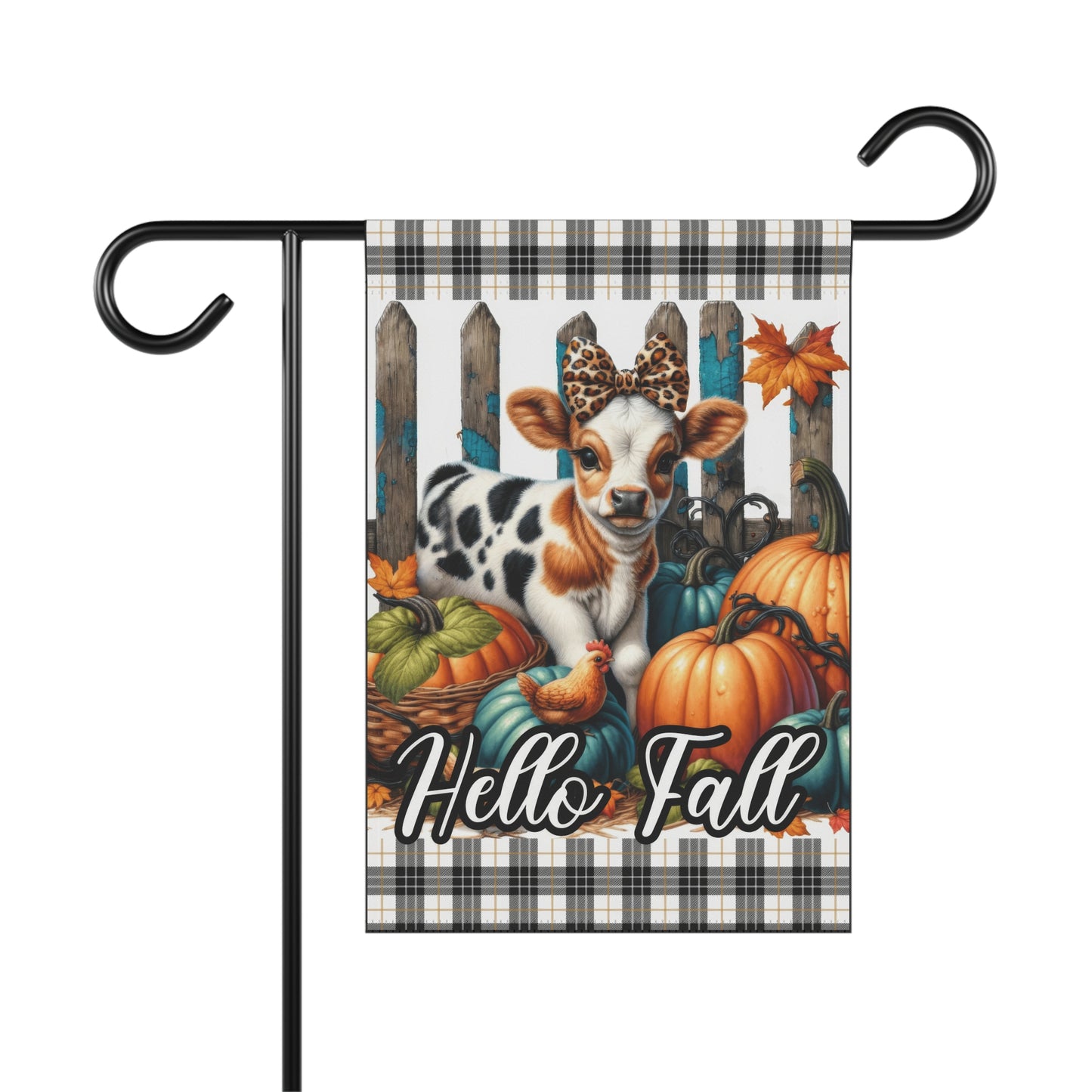 Cow Fall Garden & House Banner - Style 4