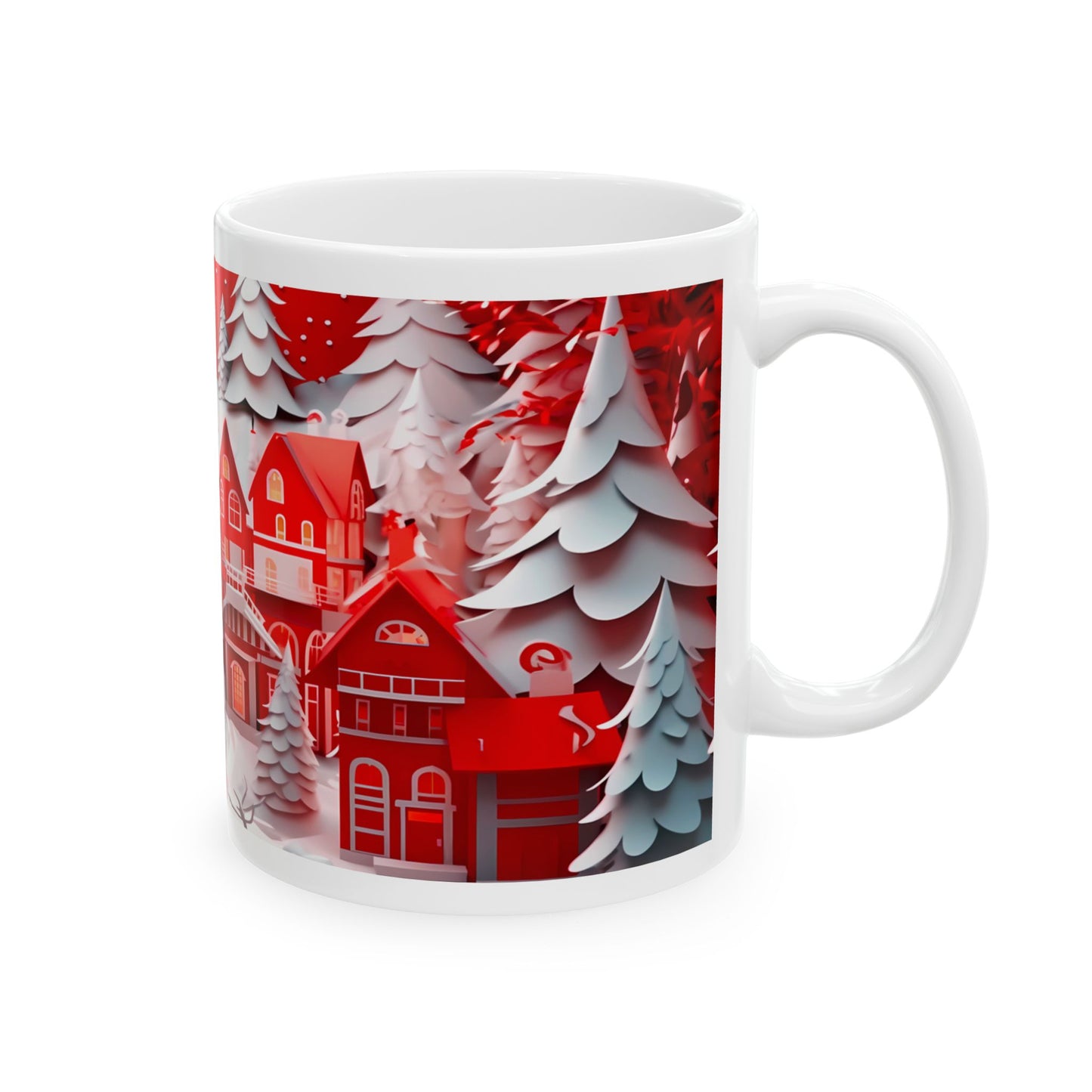 Christmas Town Ceramic Mug