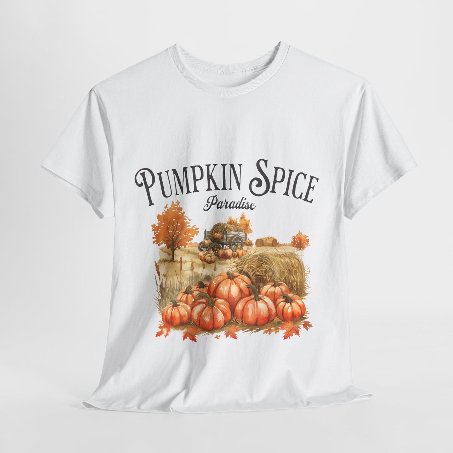 Pumpkin Spice Paradise Unisex Heavy Cotton Tee