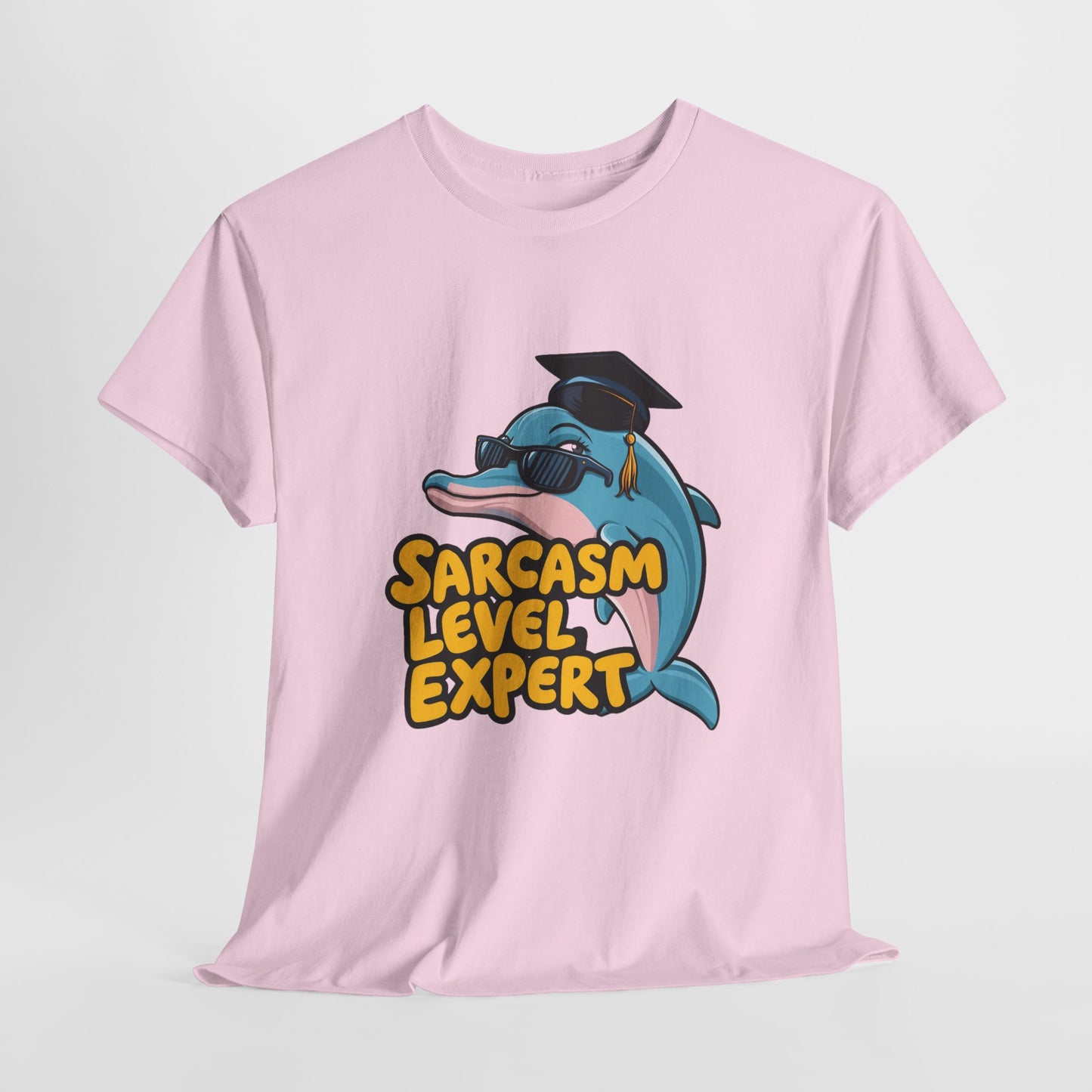 Sarcastic Dolphin Unisex Heavy Cotton Tee