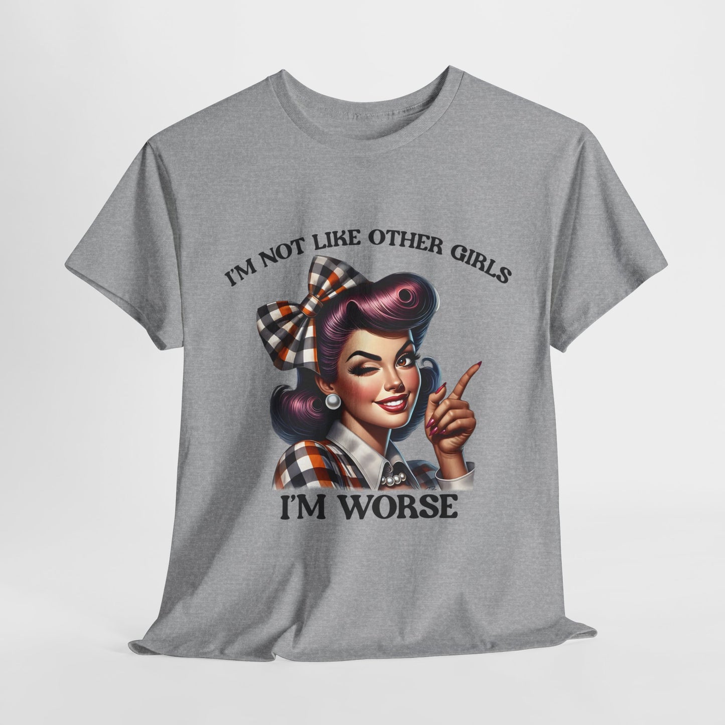 Funny Retro Housewife Short Sleeve Tee - Style #6