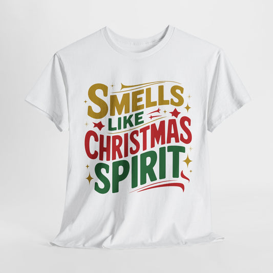 Smells Like Christmas Spirit Heavy Cotton Tee