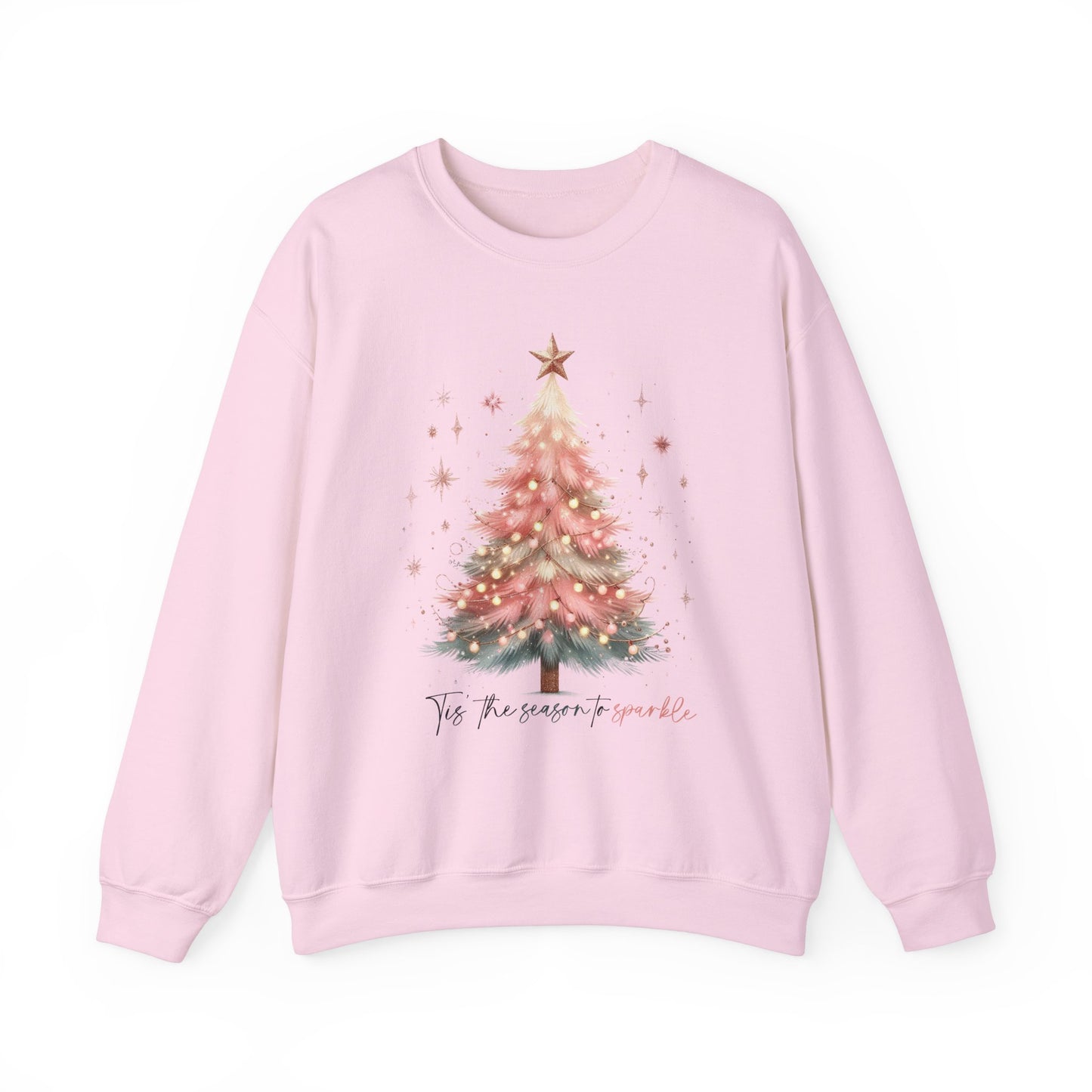 Pink Christmas Tree Sweatshirt