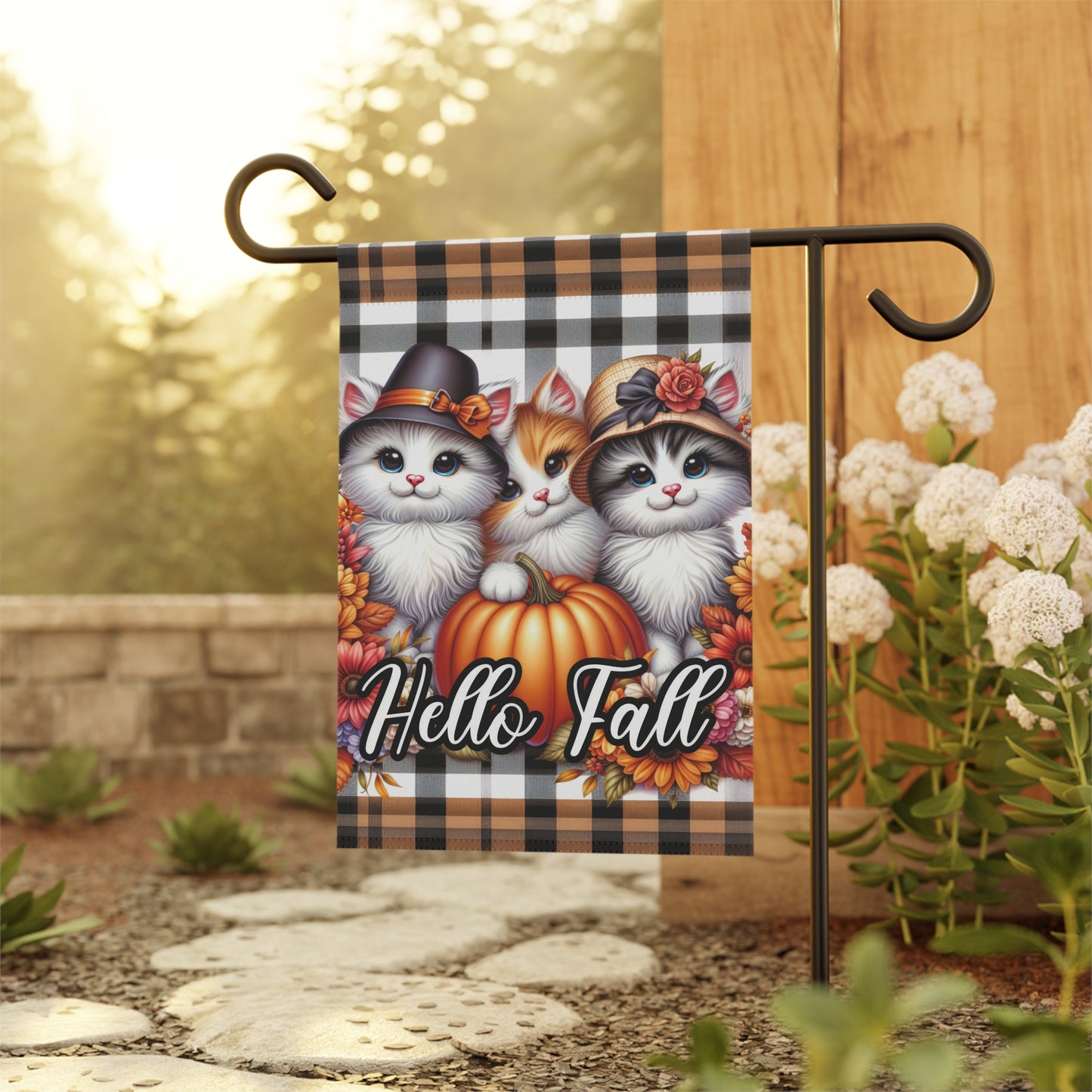 Hello Fall Garden & House Banner