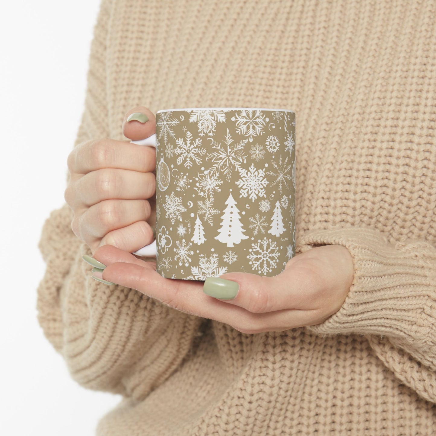 Beige Winter Wonderland Mug