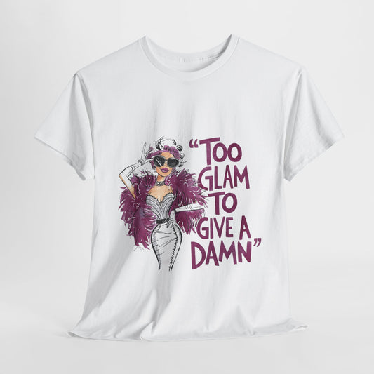 Too Glam Funny Woman Short Sleeve Tee