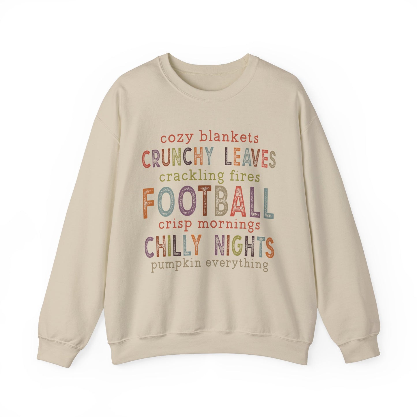 Cozy Blankets Chilly Nights Unisex Heavy Blend™ Crewneck Sweatshirt