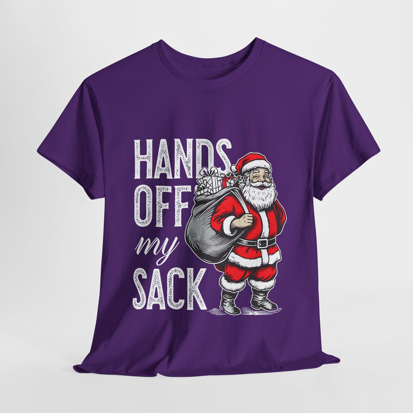 Santa Hands Off My Sack Christmas T-Shirt