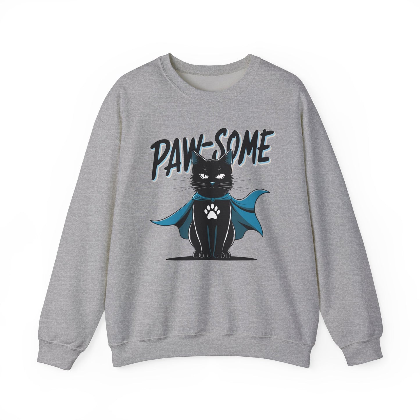 Paw-Some Funny Cat Sweatshirt