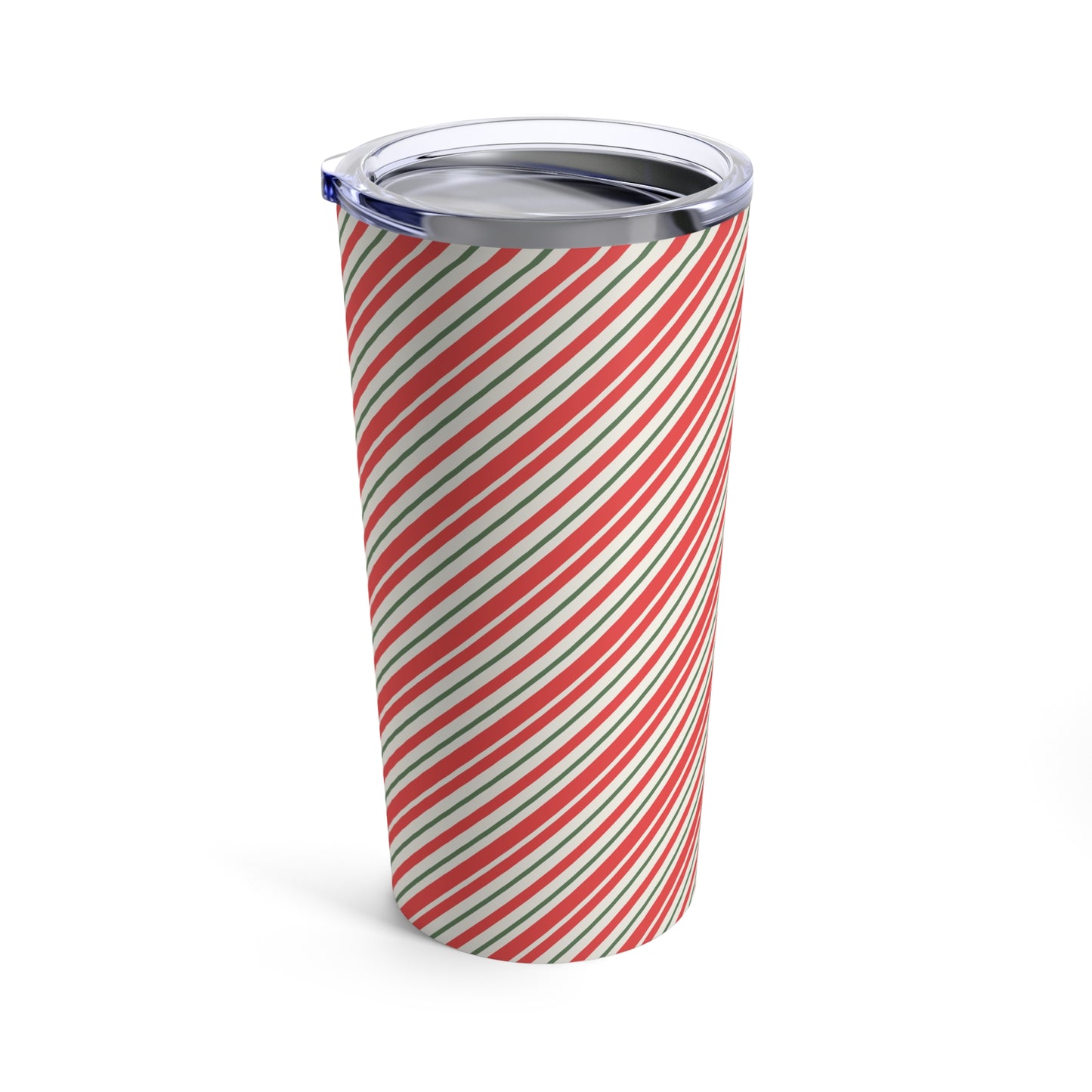 Christmas Stripes Tumbler 20oz