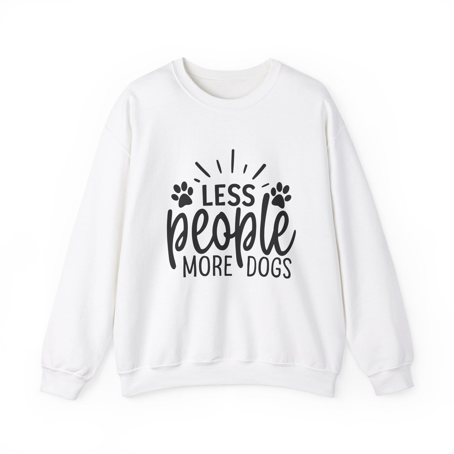 Less People More Dogs Sweatshirt