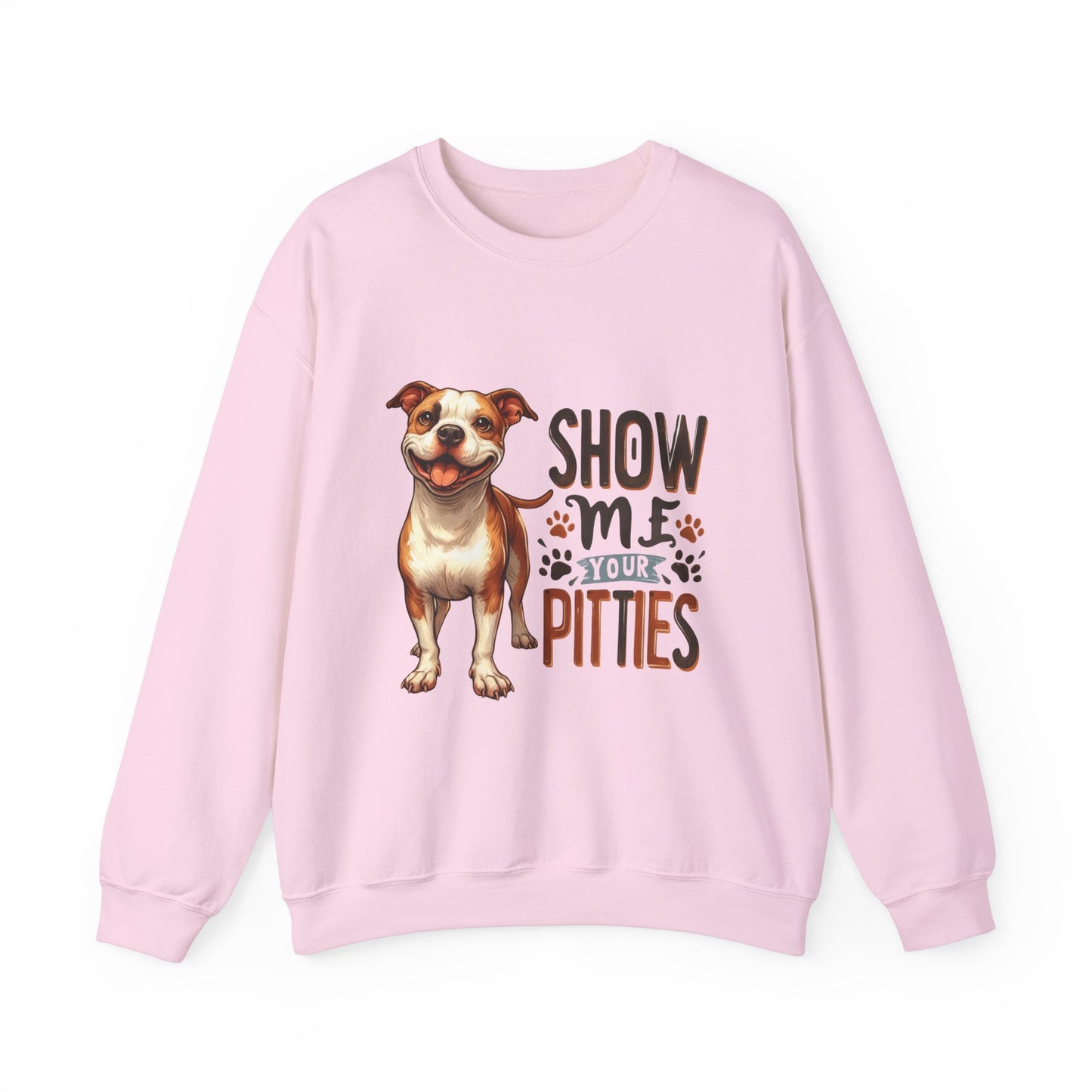 Show Me Your Pitties Pitbull Funny Dog Sweatshirt