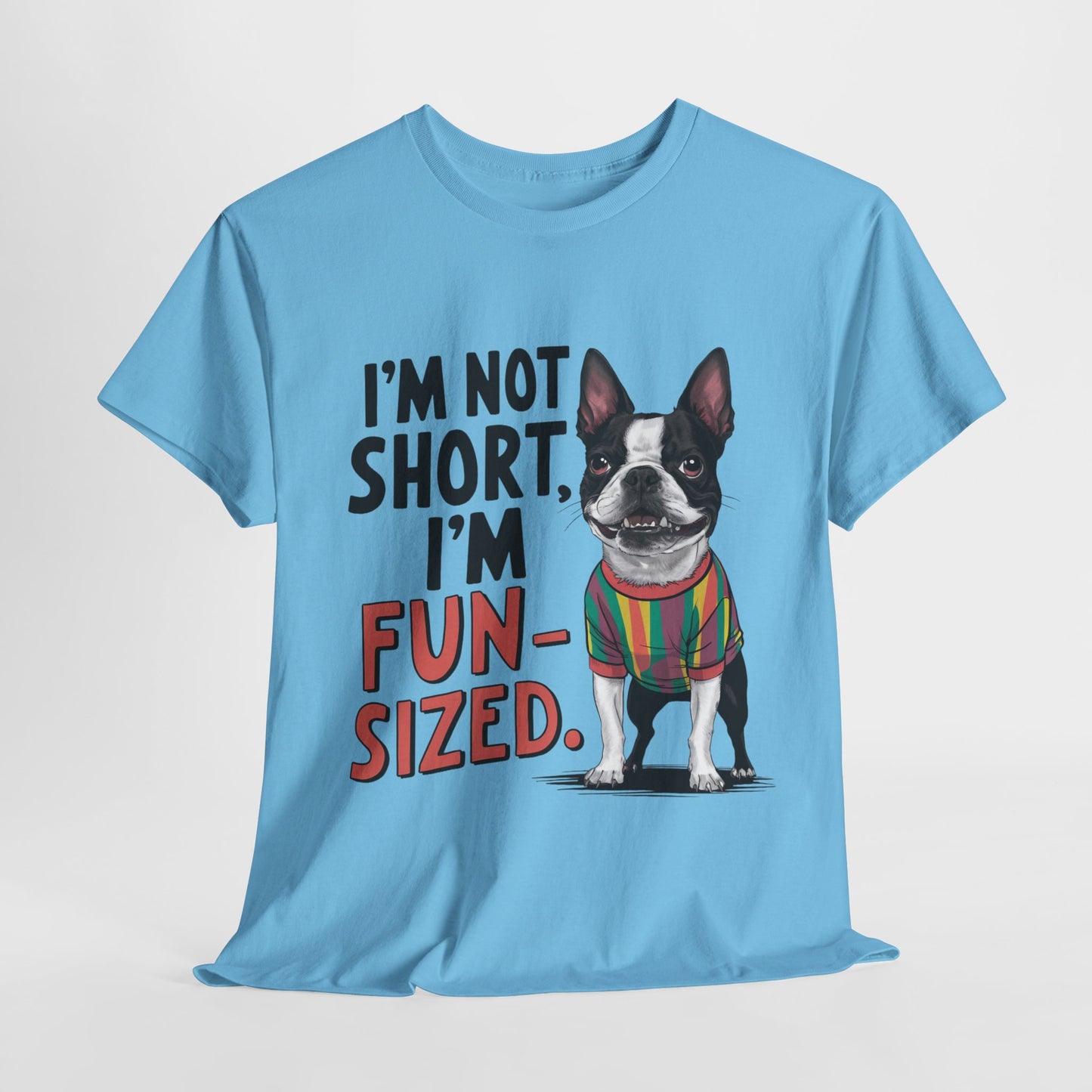 Fun Sized Funny Dog Unisex Heavy Cotton Tee