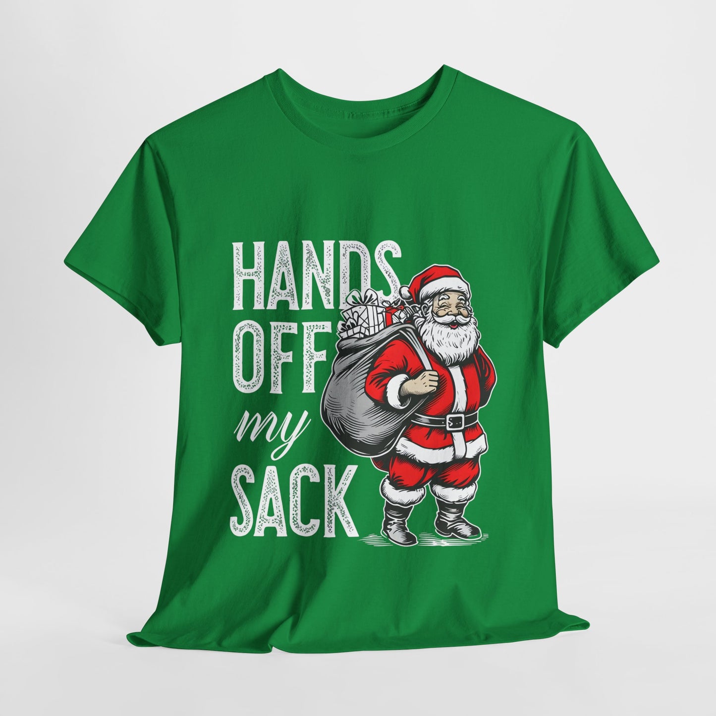 Santa Hands Off My Sack Christmas T-Shirt