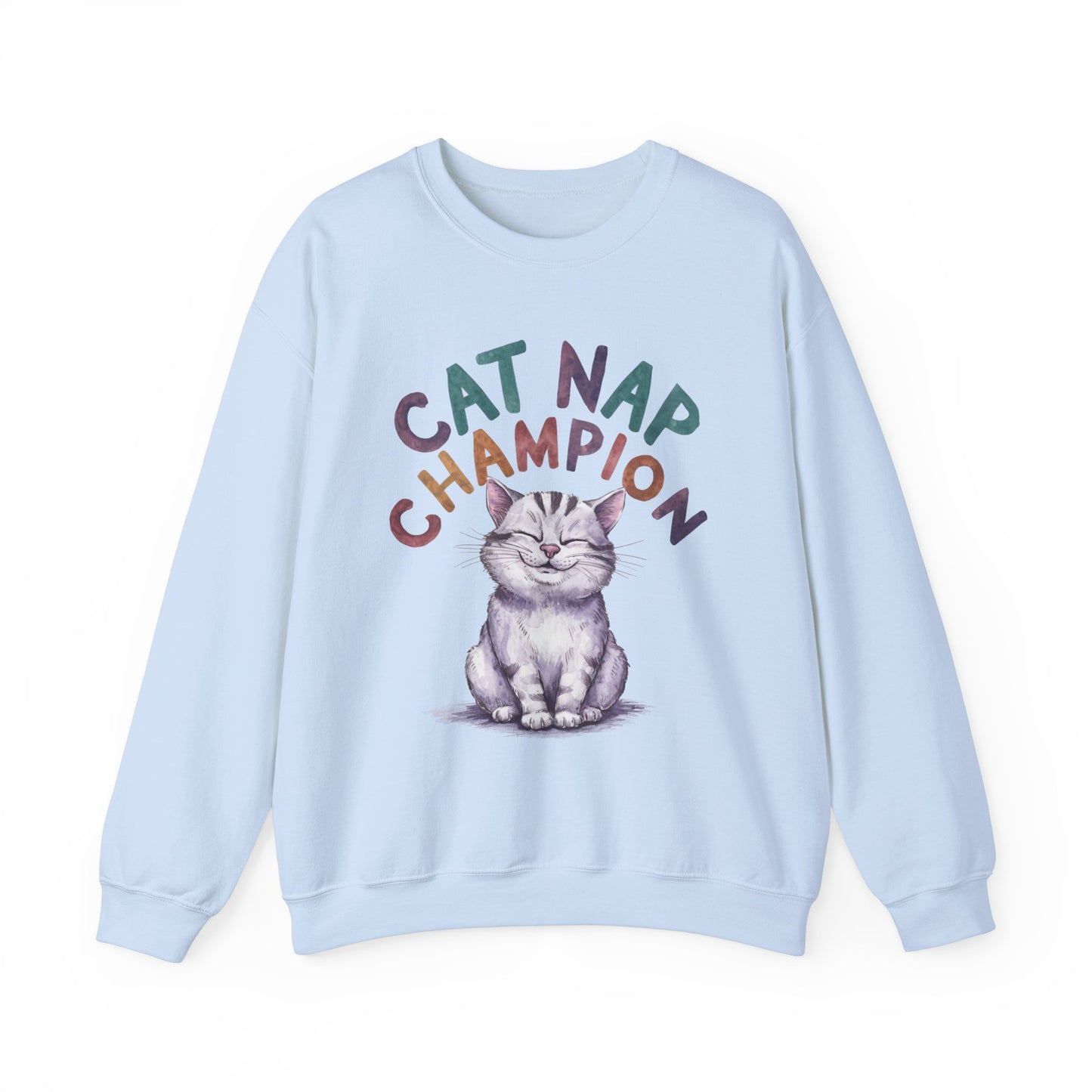 Cat Nap Champion Funny Cat Sweatshirt