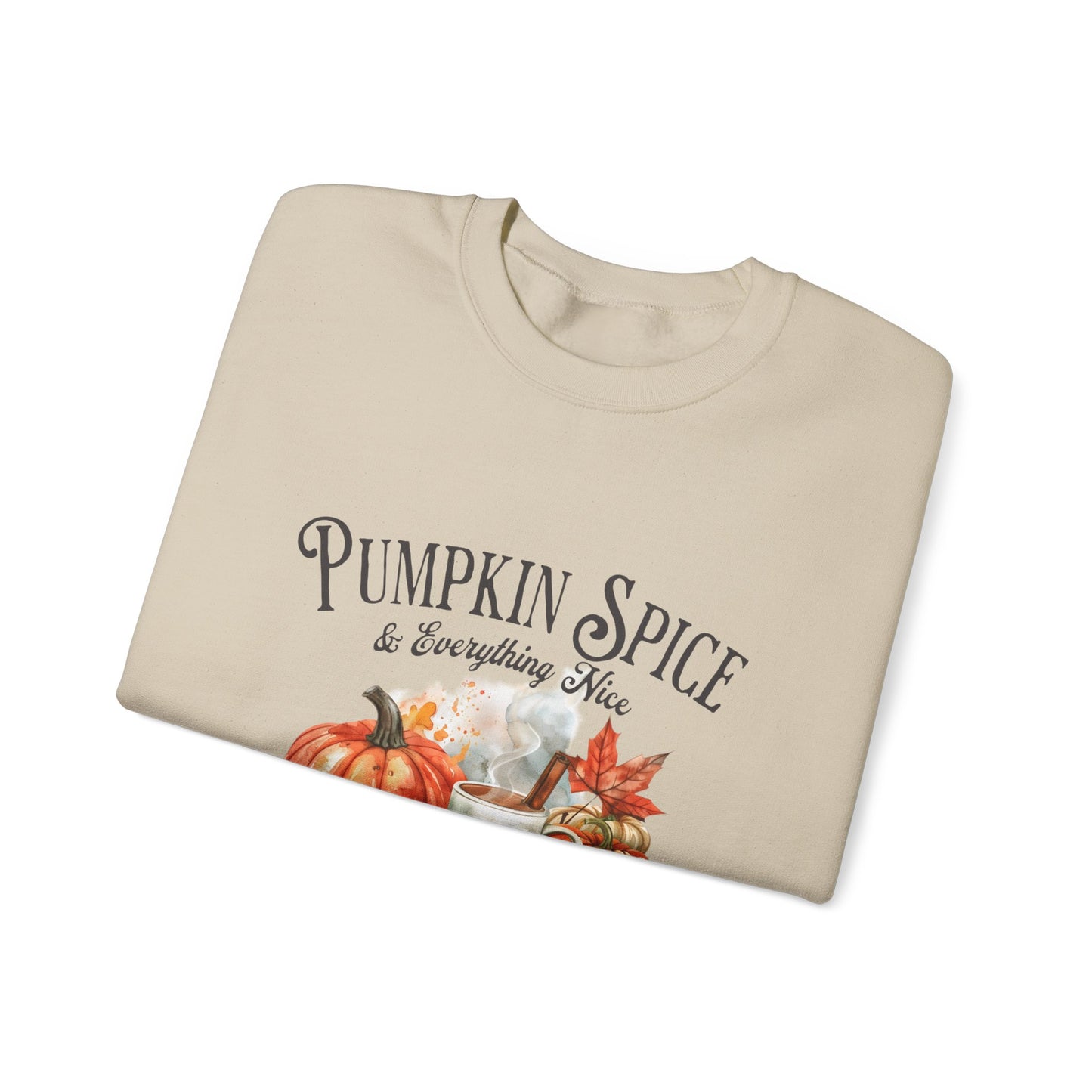 Pumpkin Spice and Everything Nice Unisex Heavy Blend™ Crewneck Sweatshirt