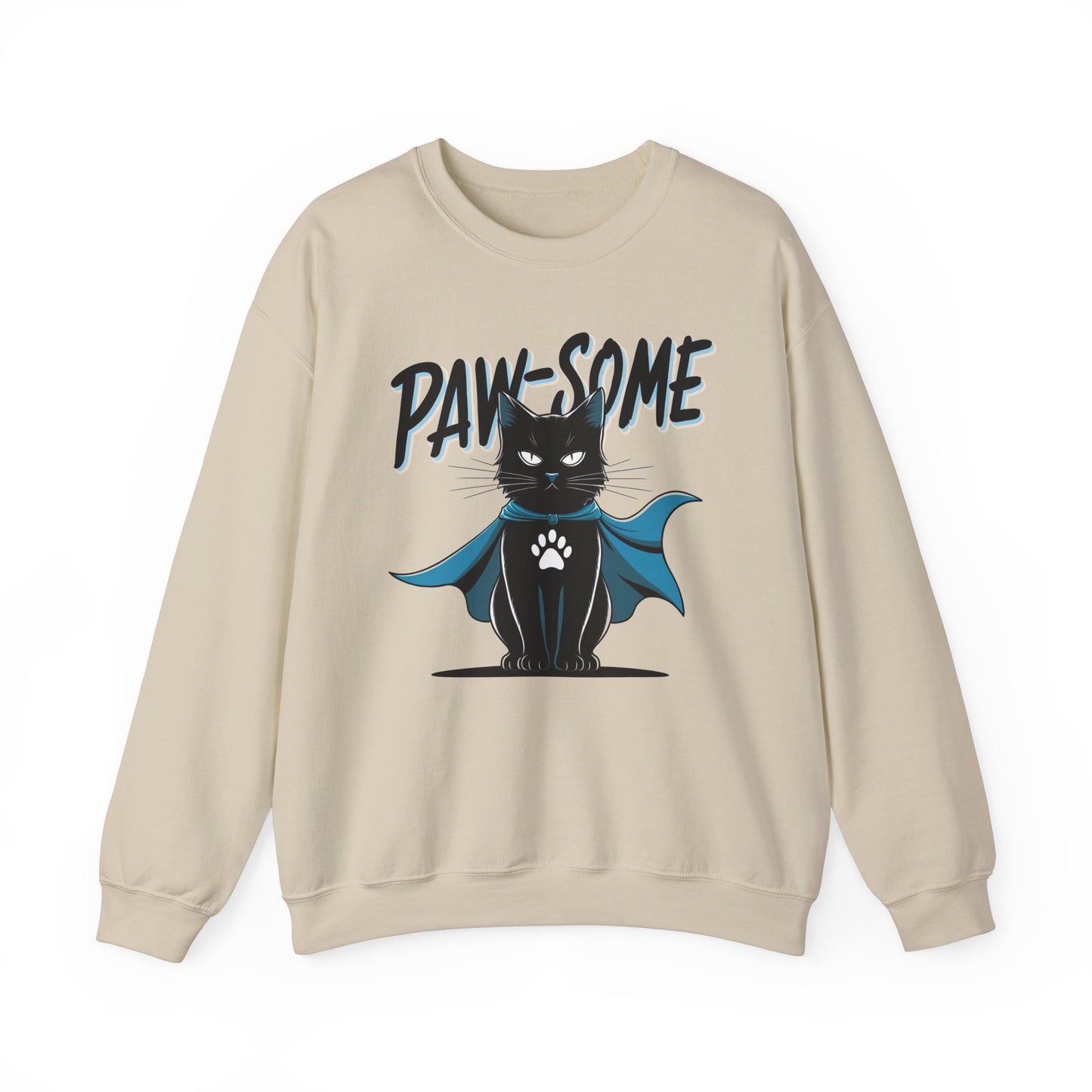 Paw-Some Funny Cat Sweatshirt