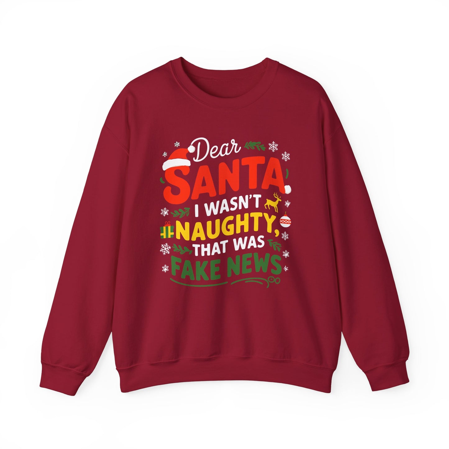 Fake News Christmas Sweatshirt