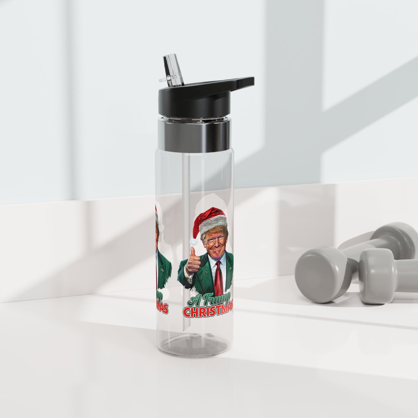 Donald Trump Christmas Sport Water Bottle