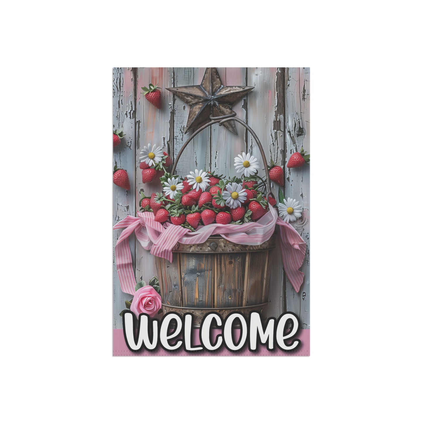 Berry Welcome Garden & House Banner