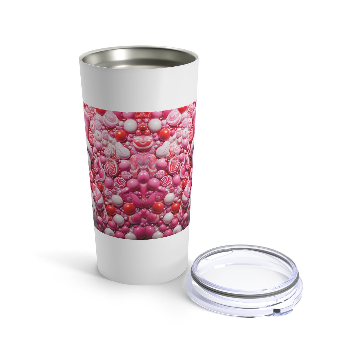 Pink Snowman Tumbler 20oz