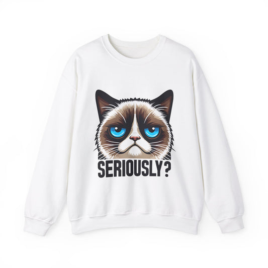 Funny Sarcastic Cat Sweatshirt