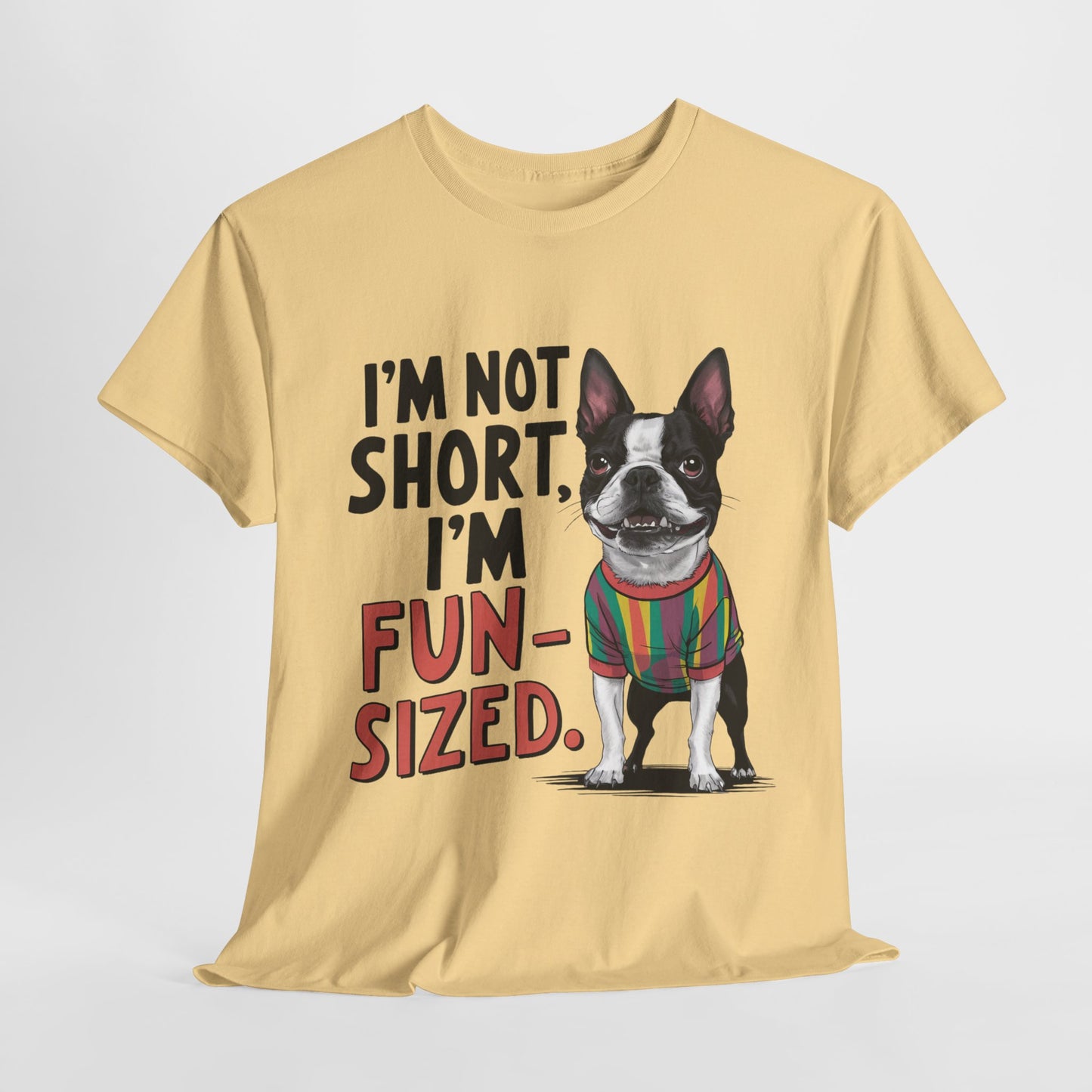 Fun Sized Funny Dog Unisex Heavy Cotton Tee