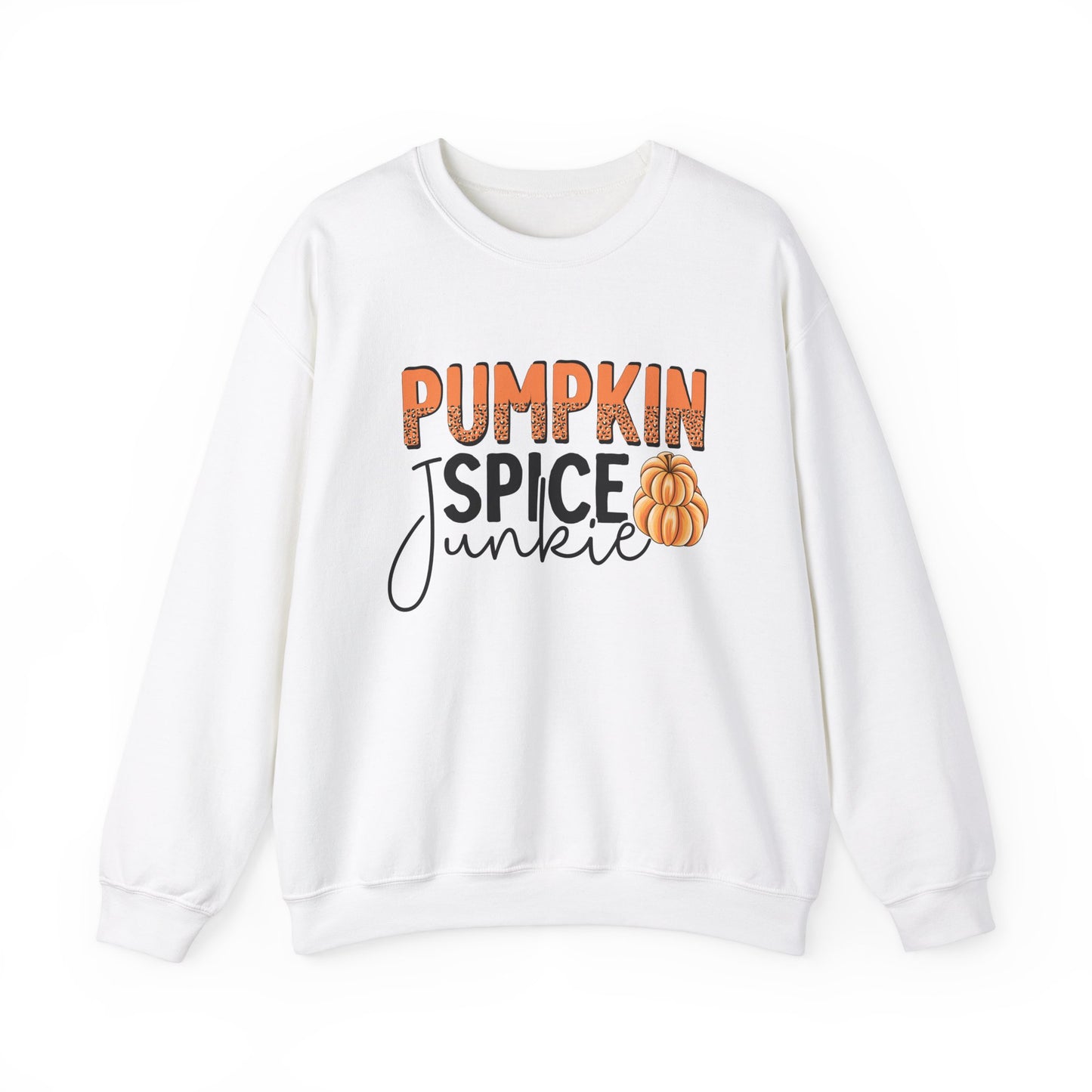 Pumpkin Spice Junkie Unisex Heavy Blend™ Crewneck Sweatshirt