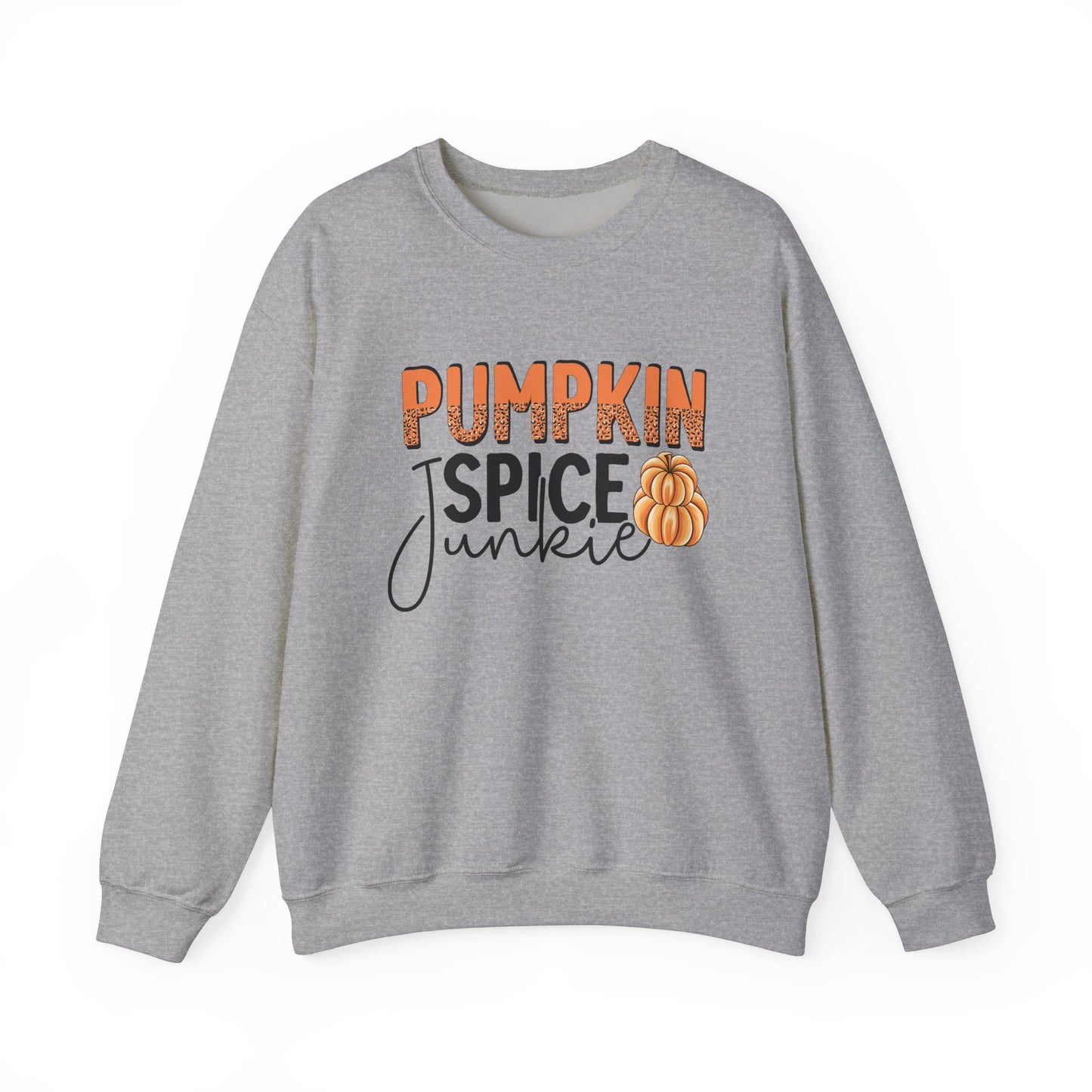 Pumpkin Spice Junkie Unisex Heavy Blend™ Crewneck Sweatshirt