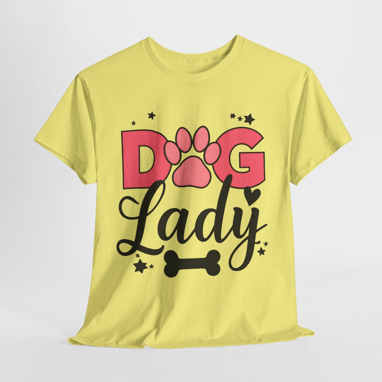 Dog Lady Unisex Heavy Cotton Tee