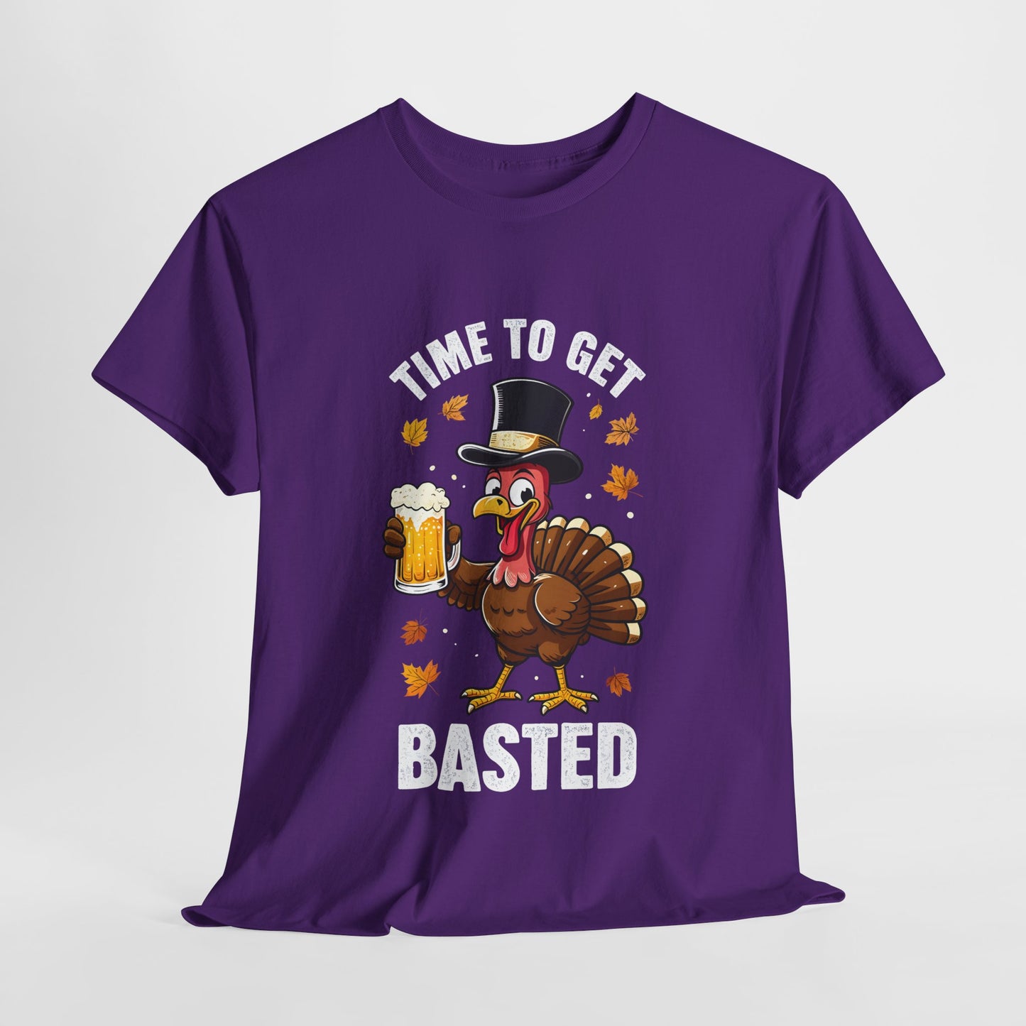 Time To Get Basted Funny Thanksgiving Tee