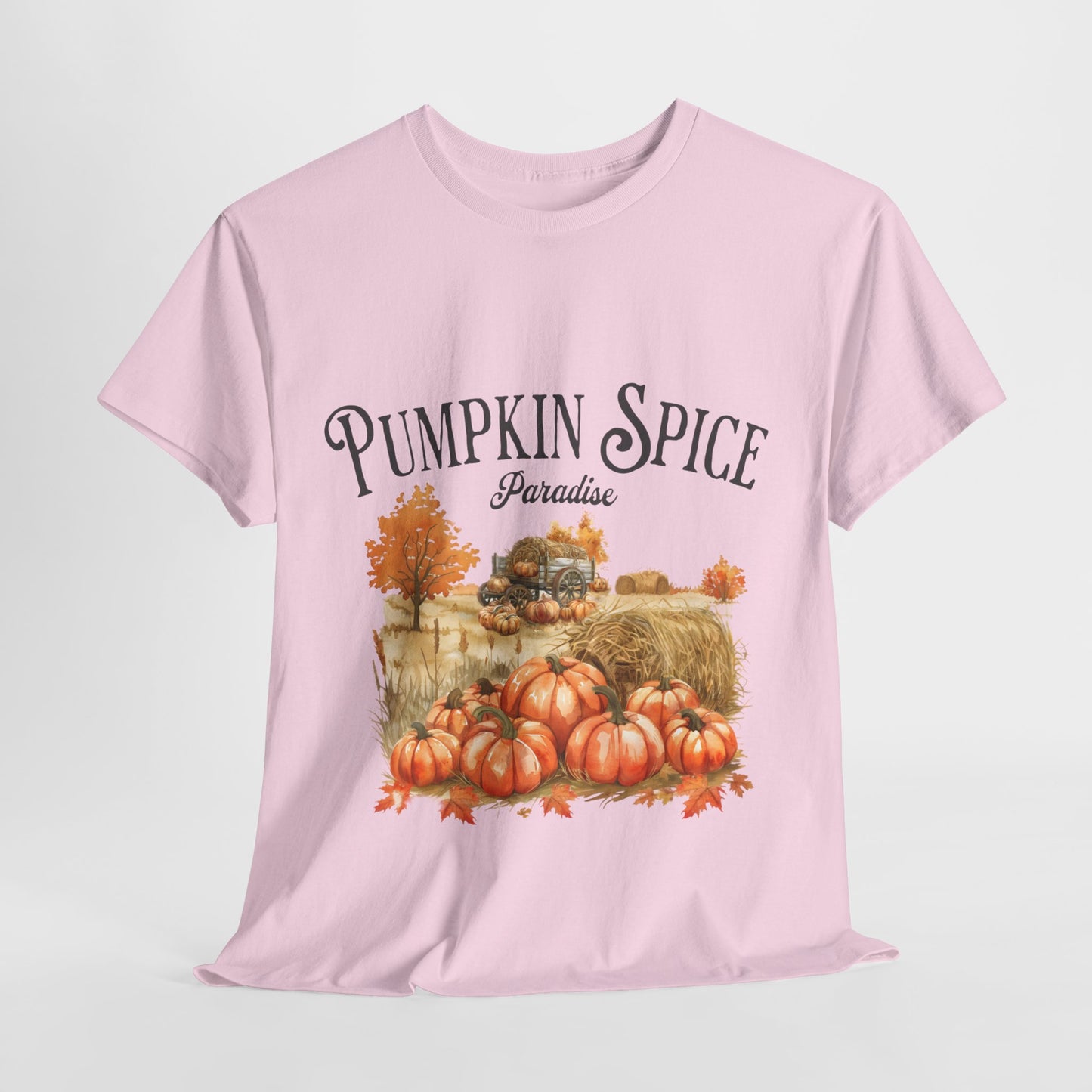 Pumpkin Spice Paradise Unisex Heavy Cotton Tee