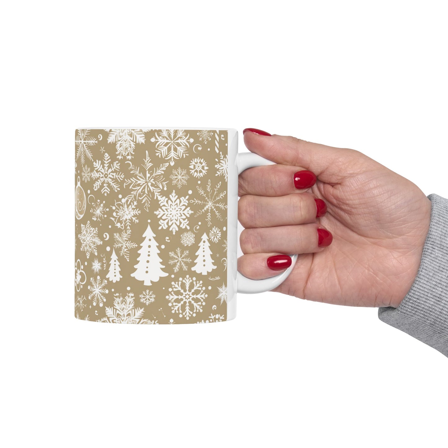 Beige Winter Wonderland Mug