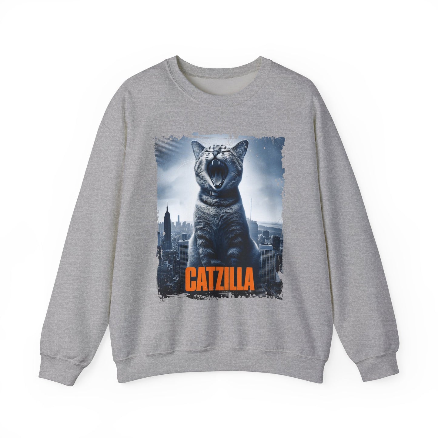 Catzilla Funny Cat Sweatshirt