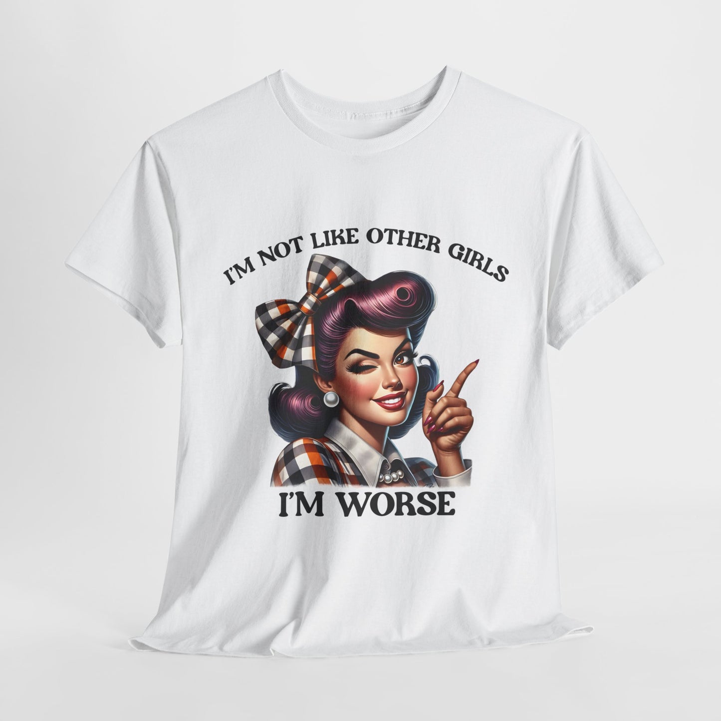 Funny Retro Housewife Short Sleeve Tee - Style #6