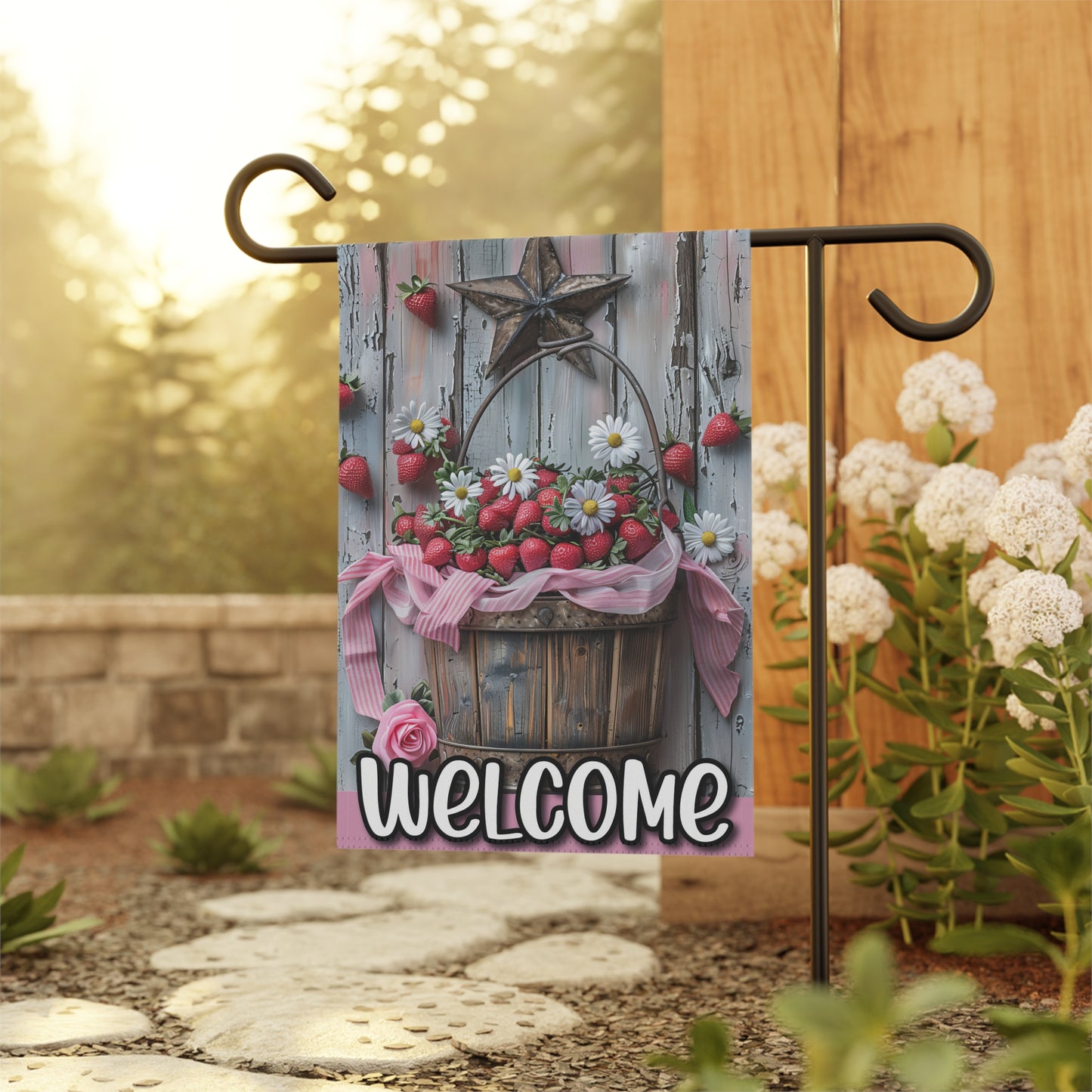 Berry Welcome Garden & House Banner