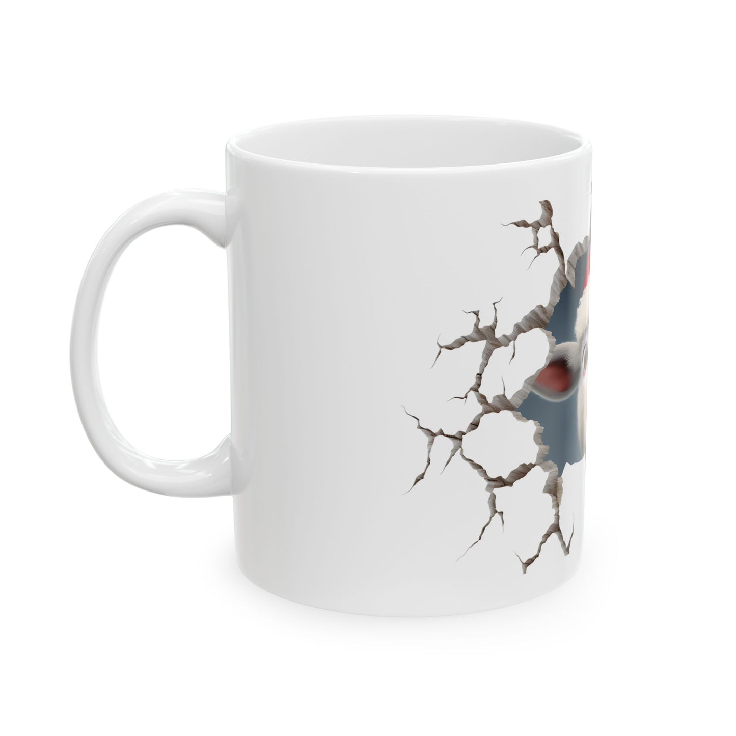 Christmas Sheep Ceramic Mug