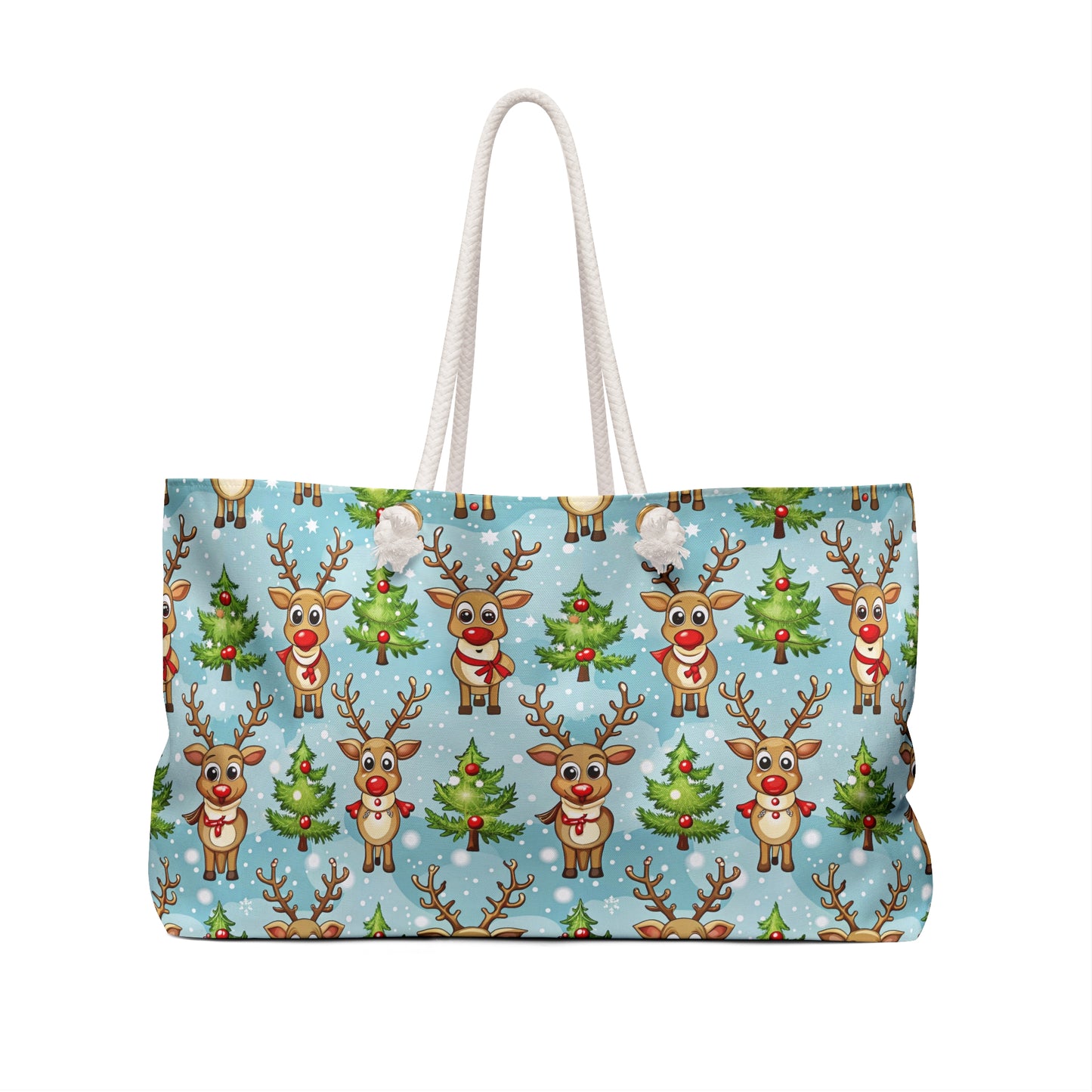 Reindeer Blue Weekender Bag