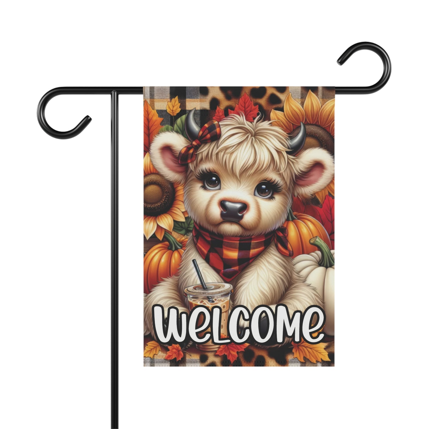 Cow Fall Garden & House Banner - Style 2