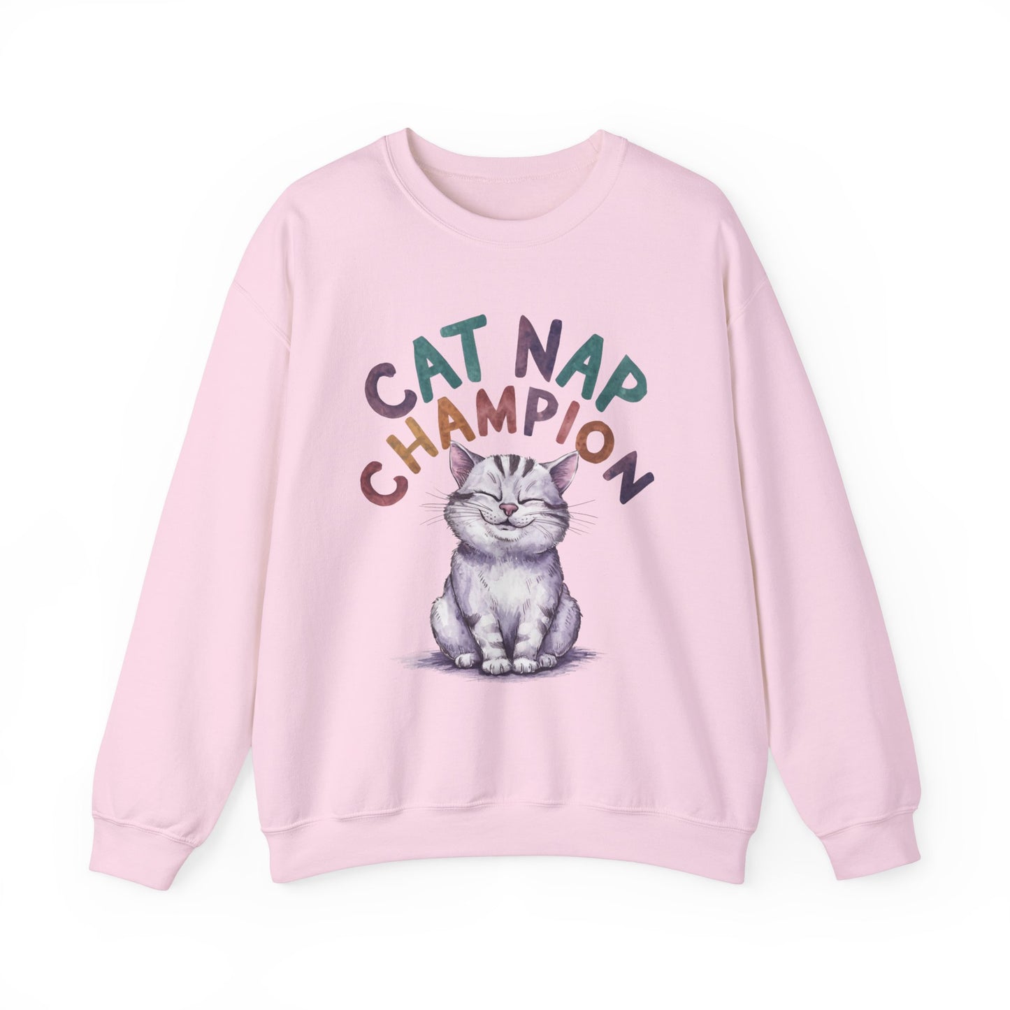 Cat Nap Champion Funny Cat Sweatshirt